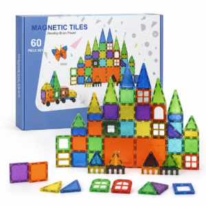 Magnetic Building Tiles – 60 Pieces