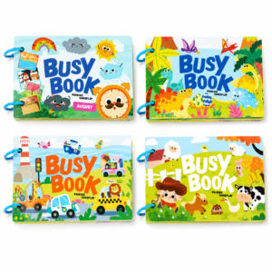 Children’s Busy Books – Set of 4